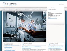 Tablet Screenshot of estedent.pl